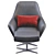 Luxury Leather Comfort Armchair 3D model small image 5