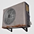 Rustic Outdoor A/C Unit: 2015 Version 3D model small image 21