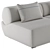 Modern B&B Italia Naviglio Corner Sofa 3D model small image 5