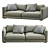 Elegant Poliform BRISTOL 1 Sofa 3D model small image 2