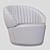 Contemporary CONSONANCE Armchair by Roche Bobois 3D model small image 4