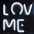 Glowing Love Neon Sign 3D model small image 4