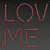 Glowing Love Neon Sign 3D model small image 5