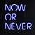 Now or Never Neon Sign Set 3D model small image 1