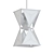 Modern PolyPyramid Glass Pendant 3D model small image 2