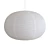 Modern Rice Paper Shade Pendant: Ellipse, HAY. 3D model small image 2