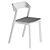 Elegant Merano Chair: Harmony in Wood 3D model small image 5