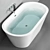 Abber Baths Set: AB9213 and AB9216 with CEA DESIGN GIOTTO Plus Mixers 3D model small image 2