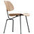 Scandinavian Inspired Vitra DCM Chair 3D model small image 1