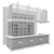 Rustic Loft Bar Design 3D model small image 4