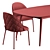 HER 042 G Dijon Table & Chair Set 3D model small image 1