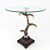 Ivory Hued Horn Table 3D model small image 2
