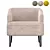 Aries Armchair - Modern Comfort for Your Home 3D model small image 1