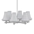 Vintage Hans-Agne Chandelier 3D model small image 2