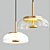 Nordic Gold LED Pendant Lamp 3D model small image 2