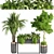 Green Oasis Indoor Plant Set 3D model small image 1