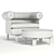 Minotti Mattia Seating System V02: Unique Design & Premium Materials 3D model small image 8