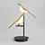 Modern Gold Metal Desk Lamp 3D model small image 1
