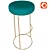 Stylish Corona Bar Stool 3D model small image 2