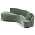 Modern Italian Curved Sofa - Inspired Elegance 3D model small image 3