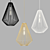 Minimalist Geometric Pendant Light 3D model small image 1