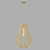 Minimalist Geometric Pendant Light 3D model small image 2