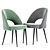 Classic Saarinen Dining Table Chair 3D model small image 2