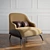 Elegant Brigid Armchair 3D model small image 7