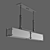 Urban Loft Trestle Linear Suspension 3D model small image 3