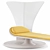 Dedon Summer Cloud Folding Beach Chair 3D model small image 2