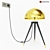 Sleek Coyote Floor Lamp 3D model small image 1