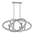 Bodega Bay Anthracite Pendant: Modern Elegance in 6 Lights 3D model small image 2