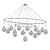 Modern Twist on Classic Chandelier 3D model small image 2