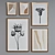 Modern Minimalist Picture Frame Set 3D model small image 4