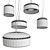 Elegant Vistosi Hanging Lamps 3D model small image 2