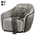 Elegant Sillon Armchair: Luxury and Comfort 3D model small image 1