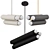 Sleek Beam Pendant Light 3D model small image 2