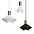 Sleek and Stylish Pendant Lights 3D model small image 1