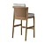 Elegant RH Malta Barstool 3D model small image 3