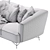 Italian Leather Sofa: Ditre Italia Lennox 3D model small image 5