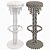 Deco Chic Bar Stool: Luxury & Elegance 3D model small image 2