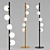 Twist PT Floor Lamp: Stylish Brass and Black Metal Lighting 3D model small image 1