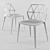 Connubia Atelier Table & Alchemia Chair Set 3D model small image 5