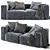 Modern Nils Sofa with Stunning Design 3D model small image 6