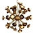 Elegant Adeline Chandelier 3D model small image 1