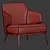 Elegant Amanda Armchair: Stylish and Comfortable 3D model small image 5