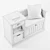 Aubrey Entryway Bench: Stylish Storage Solution 3D model small image 6