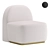 Elegant BILBAO Armchair: Modern Comfort for Your Home 3D model small image 1