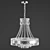 Laura Ashley Enid Chandelier: Classic Elegance 3D model small image 1