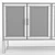 Sorren Caned Media Cabinet 3D model small image 6